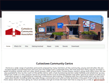 Tablet Screenshot of cutteslowecommunity.org.uk